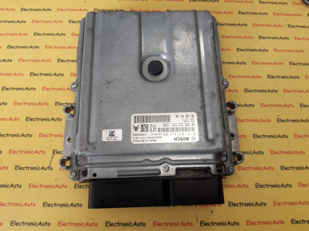 Ecu calculator motor citroen c5 0281015415 9666840180