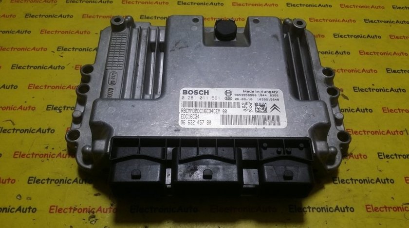 ECU Calculator motor CITROEN C5 1.6 0281011561, 9663245780