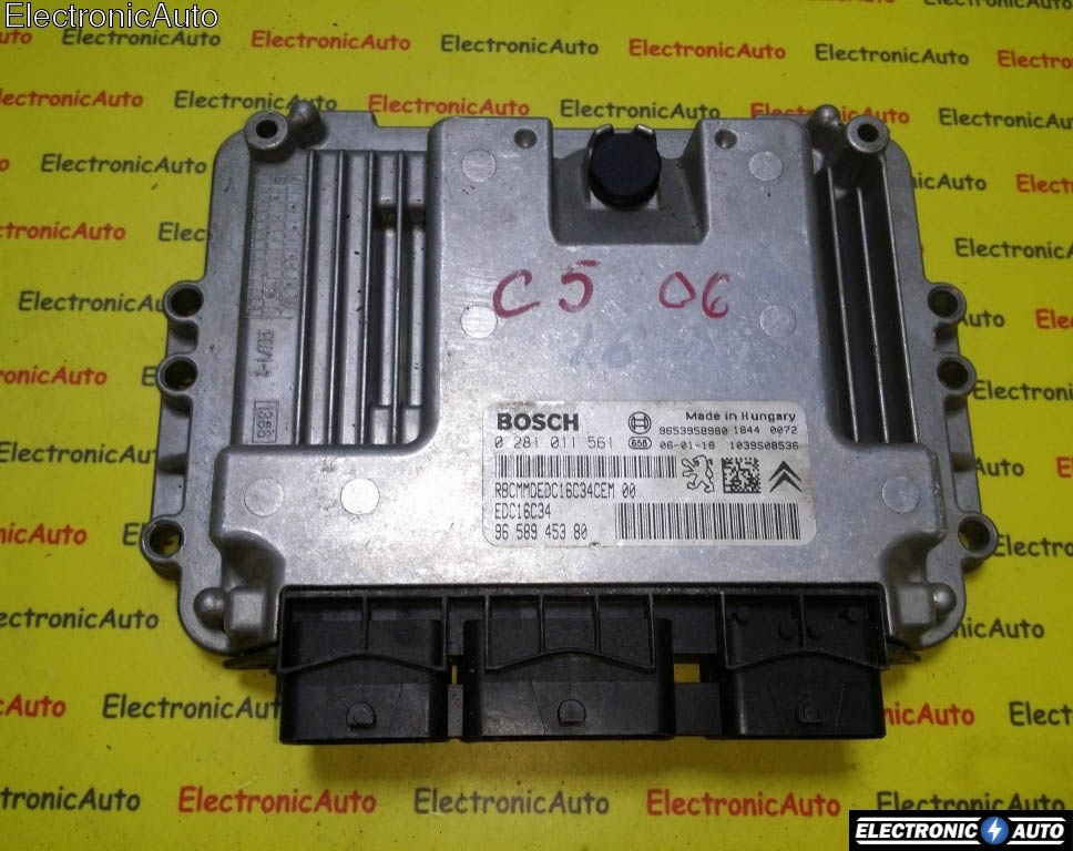 ECU Calculator motor Citroen C5 1.6HDI 0281011561