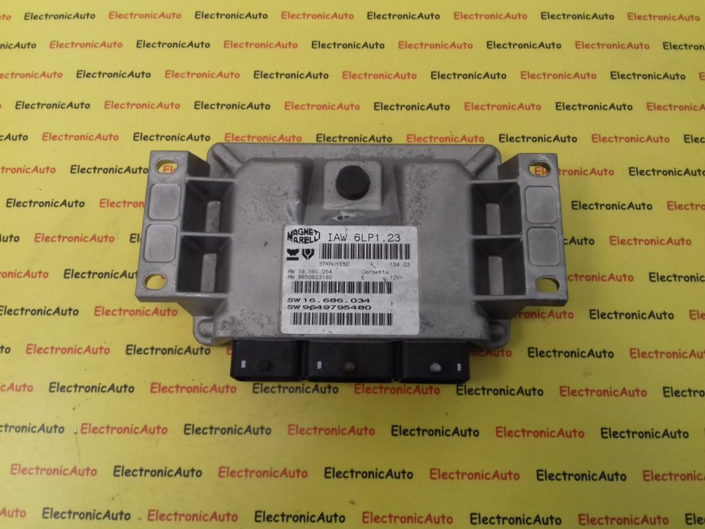 ECU Calculator Motor Citroen C5 2.0, 9650623180, 9649795480, IAW6LP123,