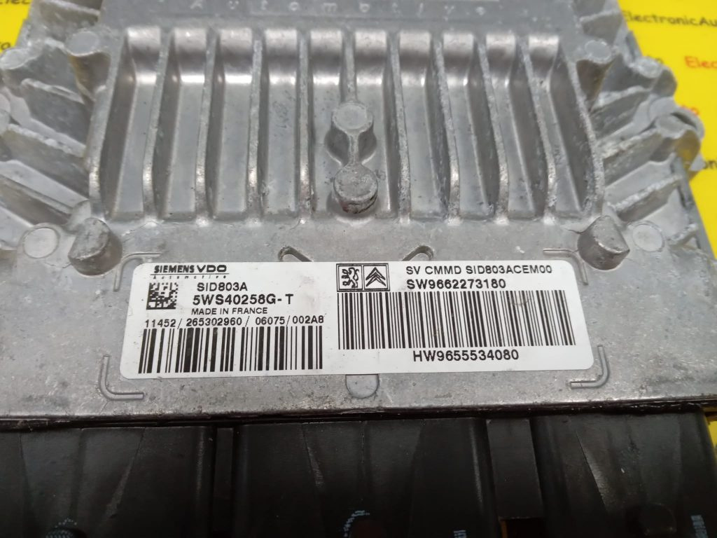 ECU Calculator motor Citroen C5 2.0 hdi 9662273180, 5WS40258GT