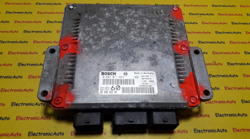 ECU Calculator motor Citroen C5 2.2HDI 0281011033, 9648066580