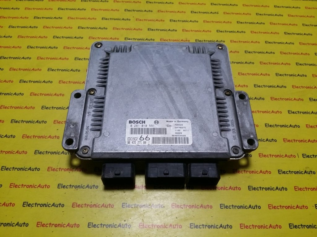 ECU Calculator motor Citroen Jumpy 2.0 hdi 0281010591, 9643527180
