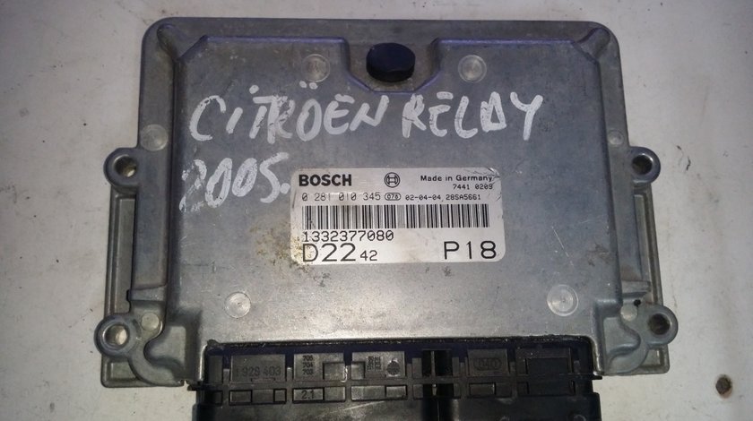 ECU Calculator motor Citroen Relay 0281010345