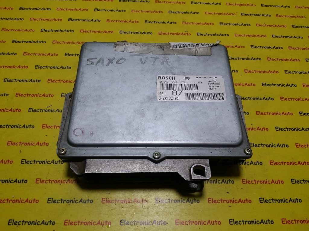 ECU Calculator motor Citroen Saxo 1.6 0261204052, 9624935980