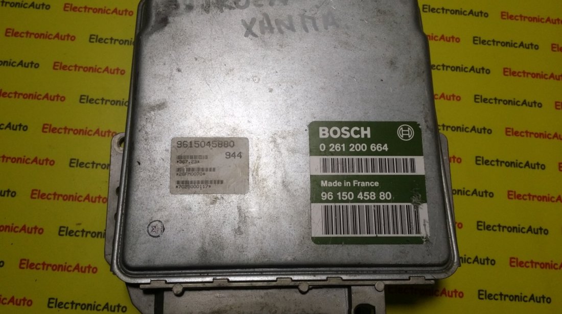 ECU Calculator motor Citroen Xantia 1.8 0261200664