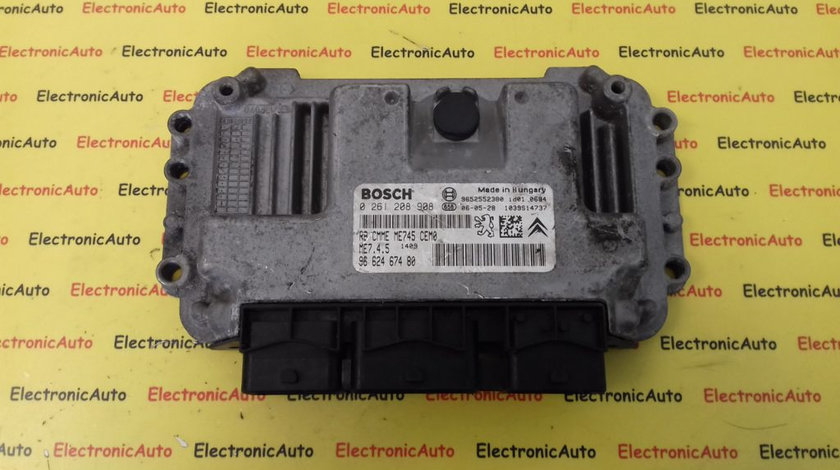 ECU Calculator Motor Citroen Xsara Picasso 1.6, 0261208908, 9652552380, 9662467480