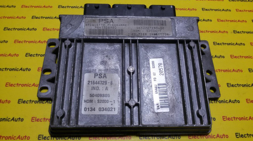 ECU Calculator motor Citroen Xsara Picasso 1.8 9641338980, 963272728002