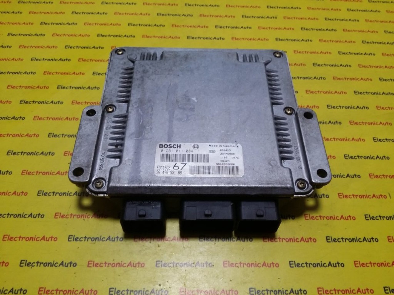 ECU Calculator motor Citroen Xsara Picasso, 0281011084, 9647693180,