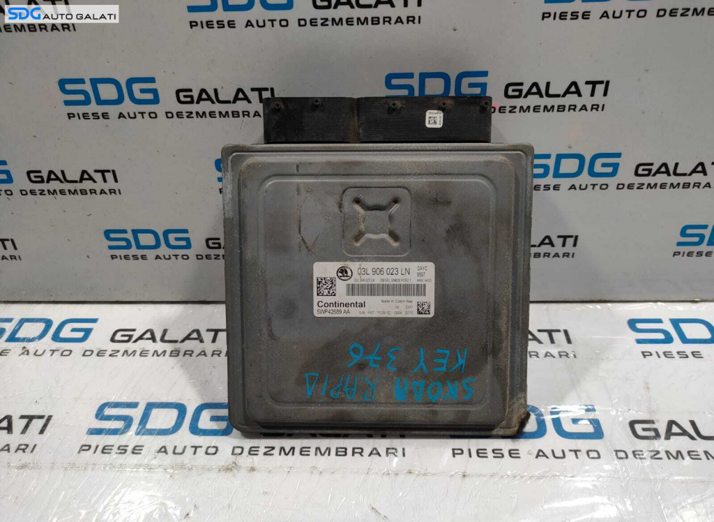ECU Calculator Motor Continental Skoda Rapid 1.6 TDI CAY CAYC 2013 - 2020 Cod 03L906023LN 03L906023LK [L4857] [L4858]