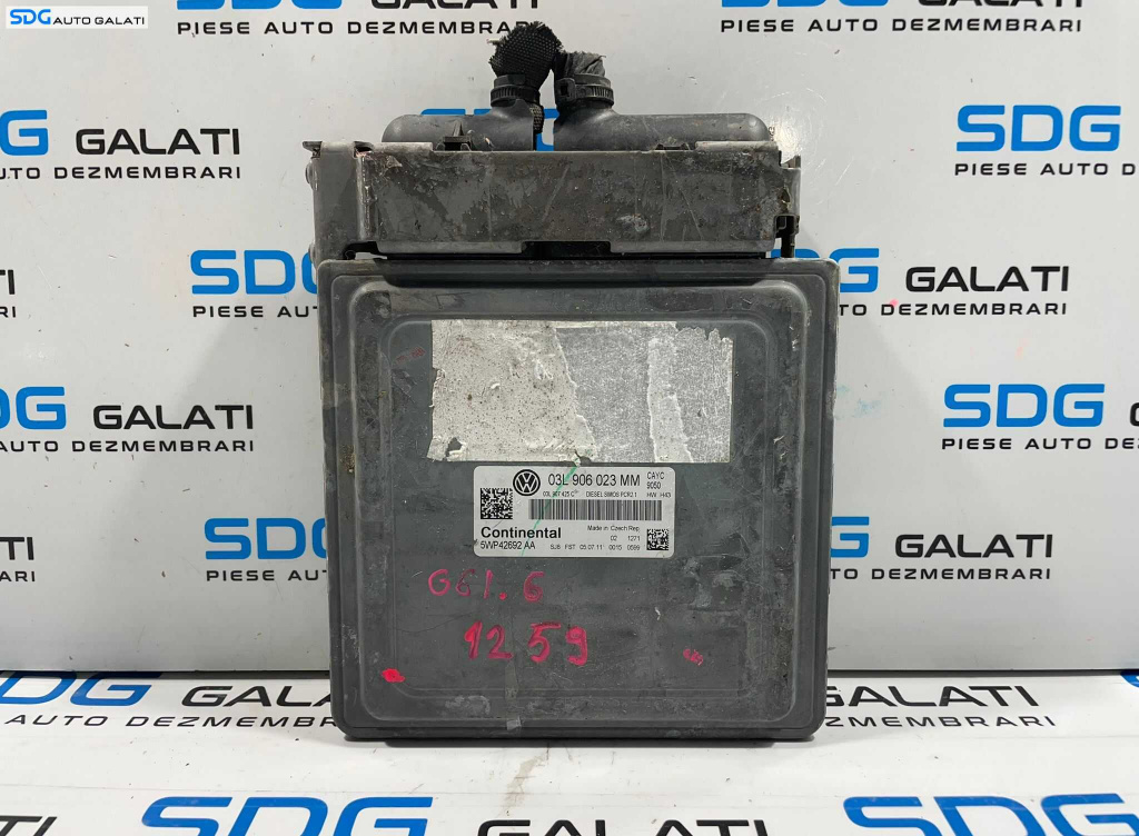 ECU Calculator Motor Continental Volkswagen Jetta 4 MK4 1.6 TDI 2011 - 2018 Cod 03L906023MM 5WP42692AA [L4076] [L4077]