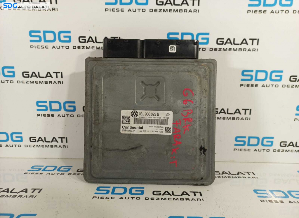 ECU Calculator Motor Continental Volkswagen Skoda Audi Seat Altea Cod 03L906023B 5WP42899AA [L2222]
