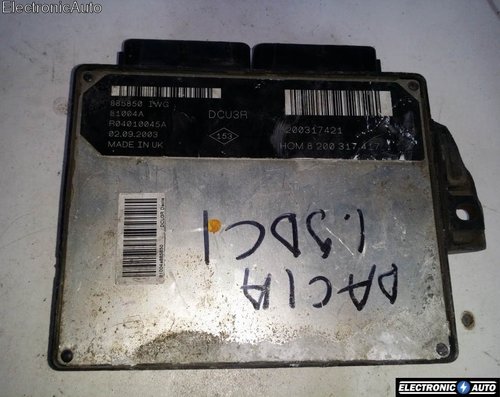 ECU Calculator motor Dacia, 8200317421, R04010045A