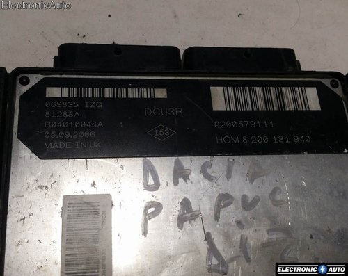 ECU Calculator motor Dacia 8200579111 R04010048A