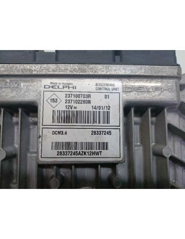ECU Calculator motor Dacia Duster 1.5 dci 237100703R, 237102280R