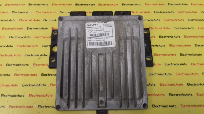 ECU Calculator Motor Dacia Logan 1.5 dci, 8200593576, 8200513113