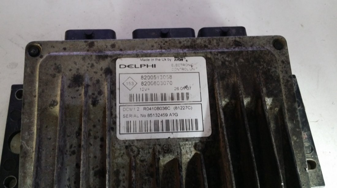ECU Calculator motor Dacia Logan 1.5DCI 8200513058 DCM1.2 EURO4