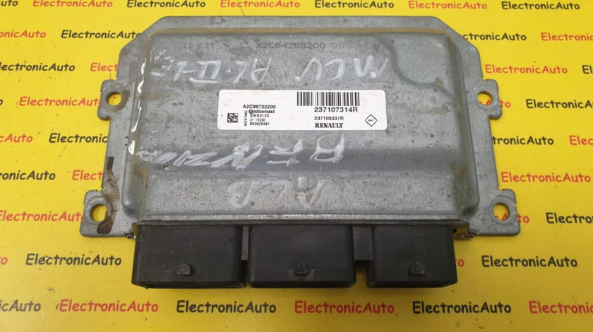 ECU Calculator motor Dacia MCV/Sandero 1.2, 237107314R, 237105337R, EMS3125