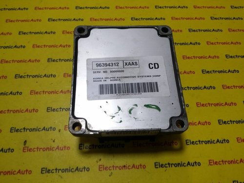 ECU Calculator motor Daewoo Kalos 1.4 96394312, XAAS, CD
