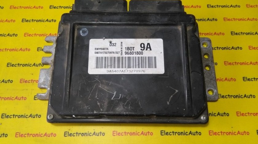 ECU Calculator motor Daewoo Matiz 0.8 96801800 9A,