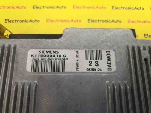 ECU Calculator motor Daewoo Matiz 0.8, K115000010G, 96259124 2S