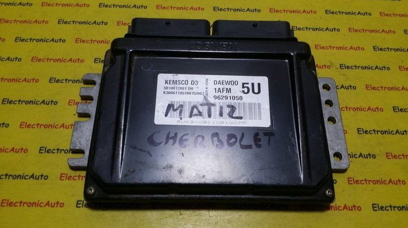 ECU Calculator motor Daewoo Matiz 96291050, S010012001D0