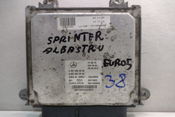 ECU Calculator Motor Delphi A6519002600 Mercedes-Benz Sprinter 2 906 [2006 - 2013]