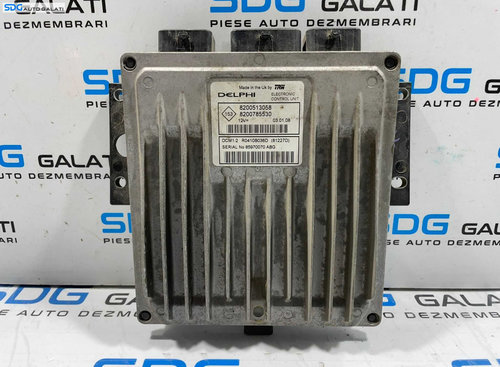 ECU Calculator Motor Delphi Dacia Logan 1.5 dCi Euro 4 2007 - 2012 Cod 8200513058 8200785530 [L4510]...