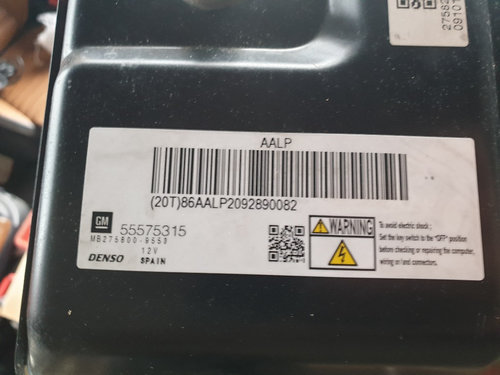 Ecu Calculator Motor Denso Opel Astra j 1.7CDTI 125Cp cod: 55575315