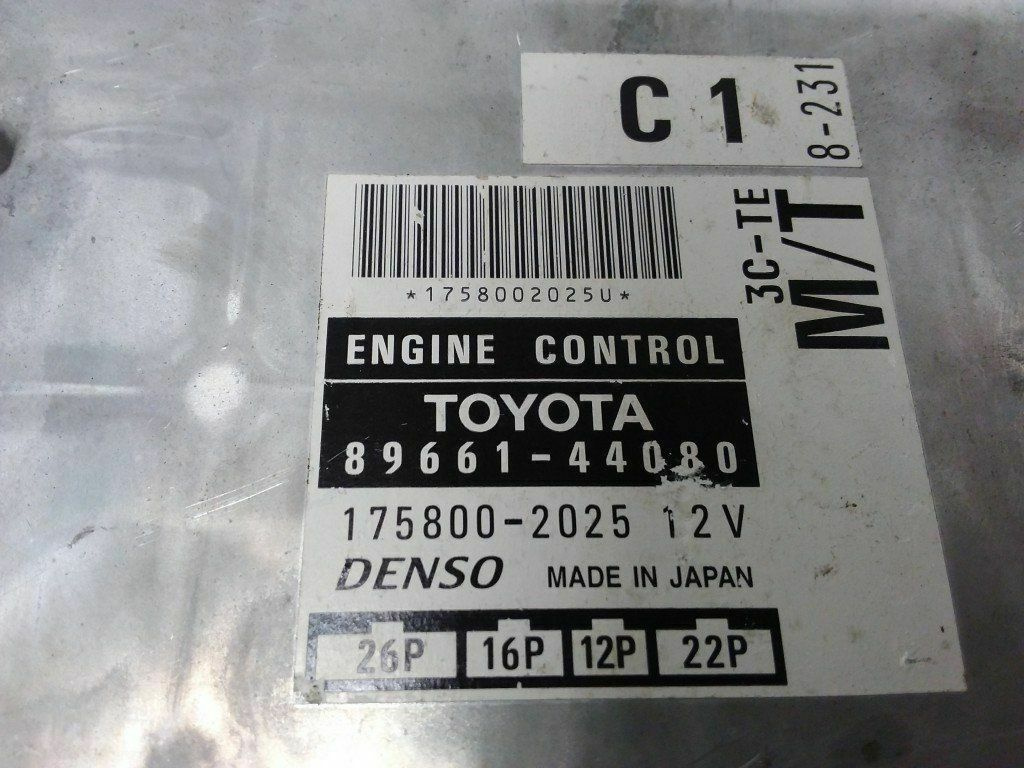 ECU Calculator Motor DENSO TOYOTA PICNIC, 175802025, 8966144080,