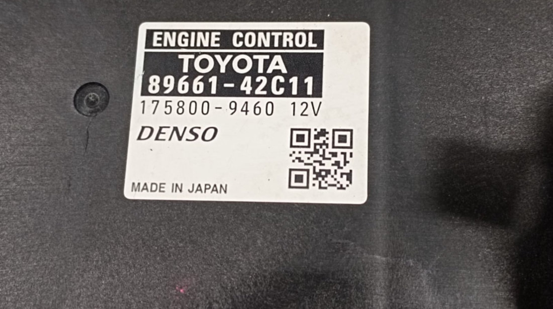 ECU Calculator Motor DENSO Toyota Rav 4 2.2 D 2005 - 2013 Cod 89661-42C11 175800-9460 [M3716]