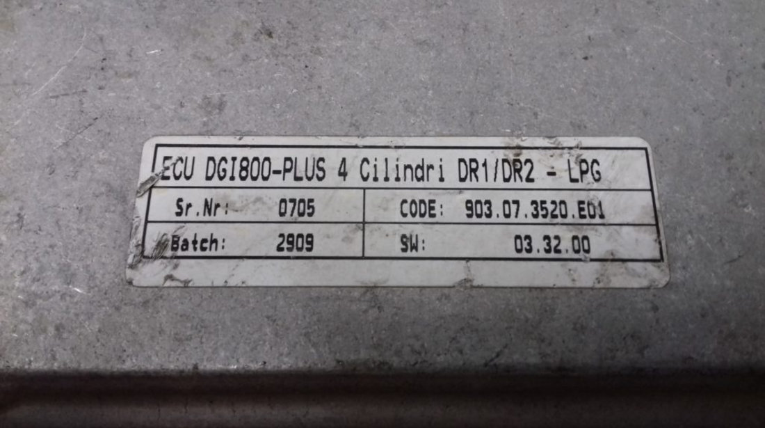 ECU Calculator Motor DR1, DR2, DGI800, 903073520E01