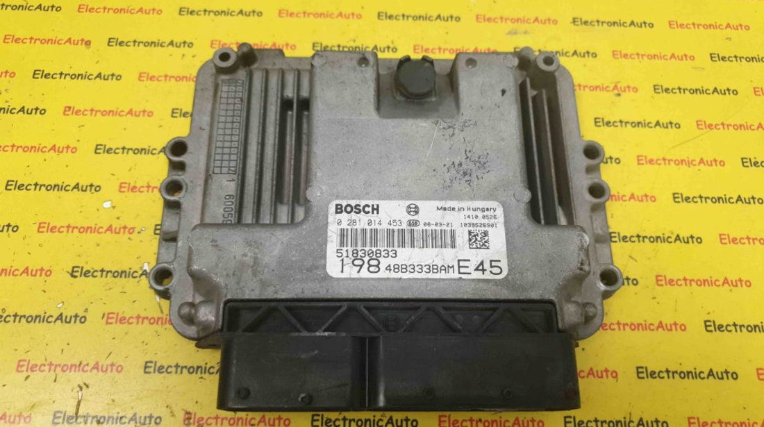 ECU Calculator Motor Fiat 1.6, 0281014453, 51830833