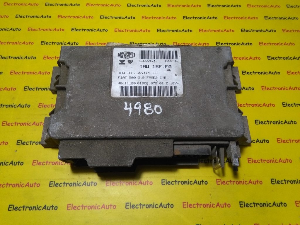 ECU Calculator motor Fiat 500 0.9 46411120 IAW 16F.E0, 6160207201