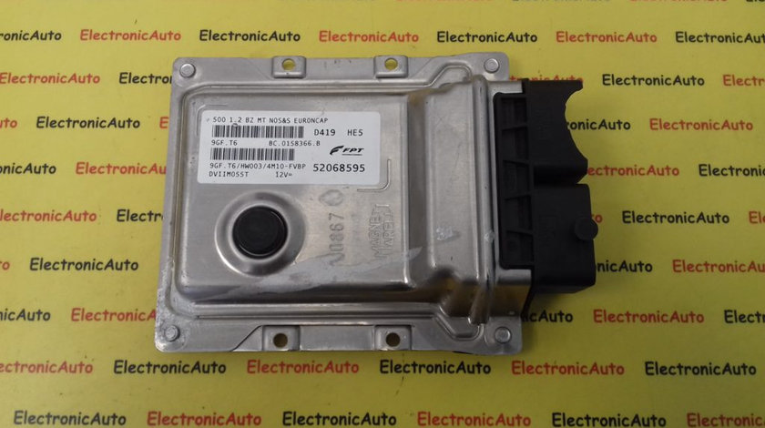 ECU Calculator Motor Fiat 500 1.2, 52068595, BC0158366B