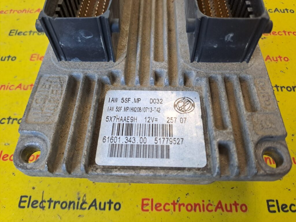 ECU Calculator motor Fiat Albea, 51779527, 6160134300, IAW5SFMP,