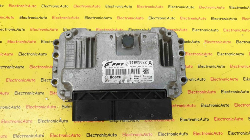 ECU Calculator Motor Fiat Bravo 1.4, 51805022A, 0261201688