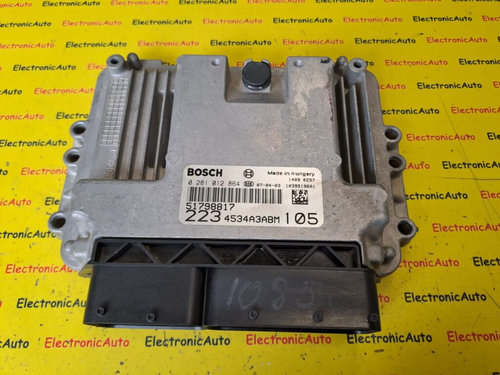 ECU Calculator Motor FIAT DOBLO, 0281012864, 51798817,