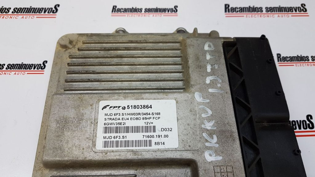 ECU Calculator Motor Fiat Doblo 1.3 JTD, 51803864, 7160019100,