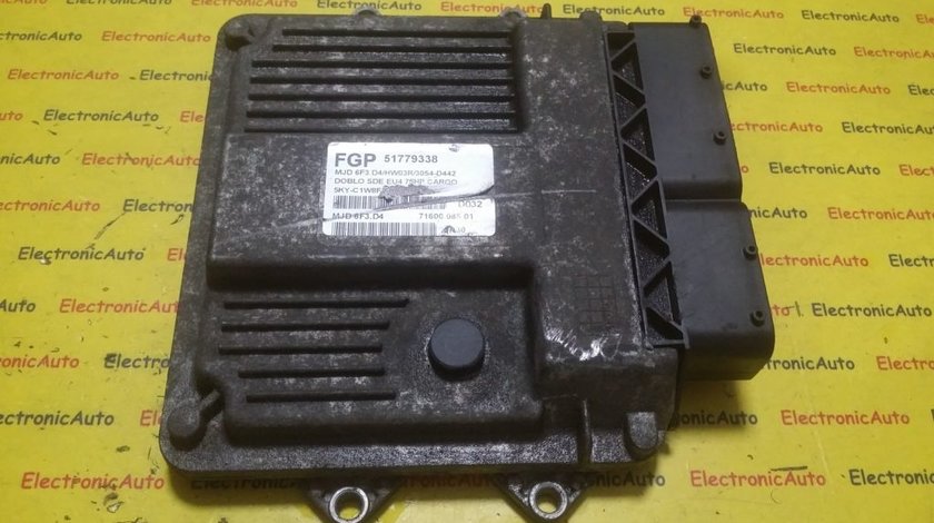 ECU Calculator motor Fiat Doblo 1.3JTD 51779338, 7160008601