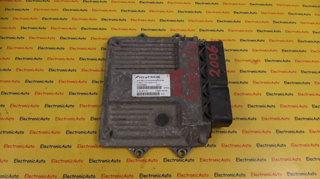 ECU Calculator motor Fiat Doblo 1.3JTD 51805368, 7160019200