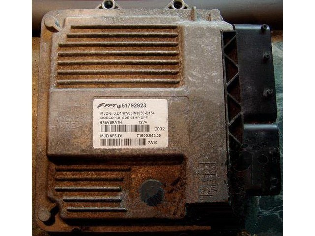 ECU Calculator Motor Fiat Doblo, 51792923, 7160004305, MJD6F3D1,