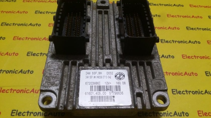 ECU Calculator motor Fiat Doblo 51798636, IAW5SFMH