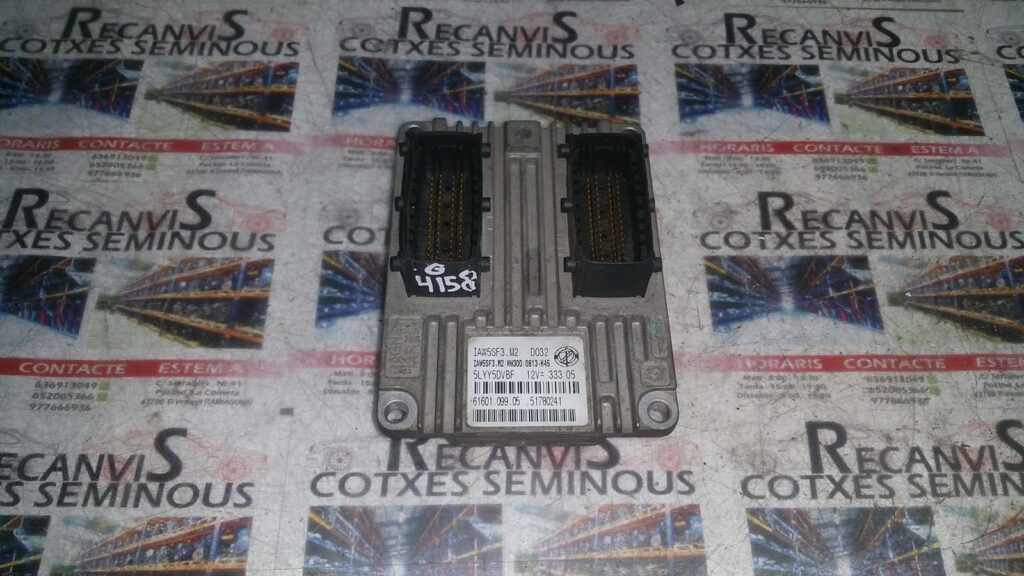 ECU Calculator motor FIAT DOBLO, 6160109905, IAW5SF3M2, 51780241,