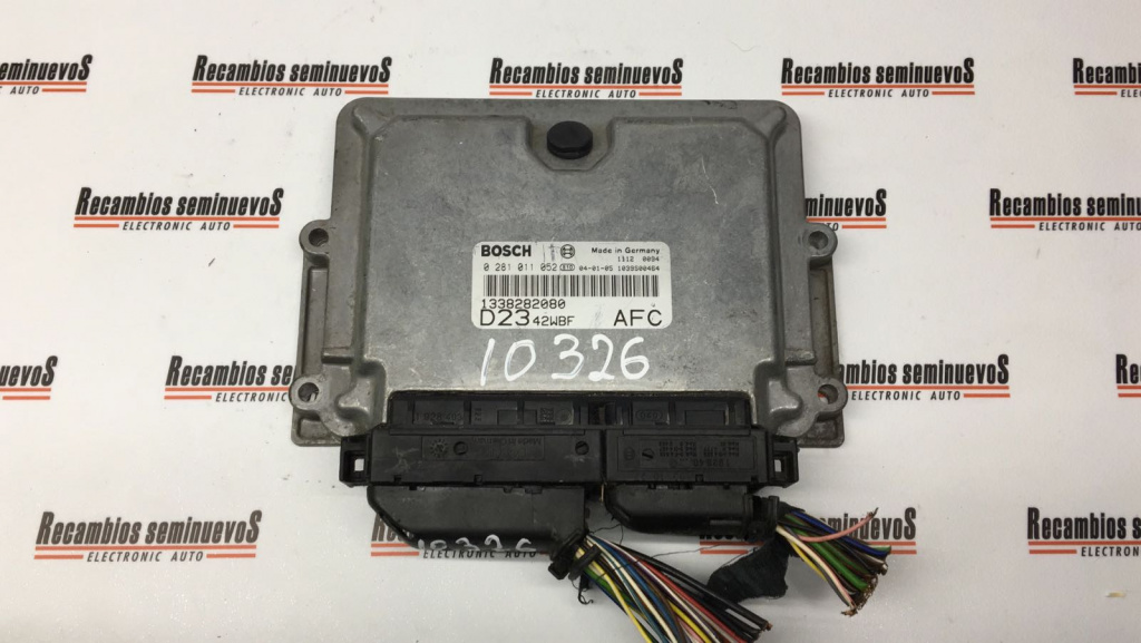 ECU Calculator Motor FIAT DUCATO, 0281011052, 1338282080, D2342WBF,