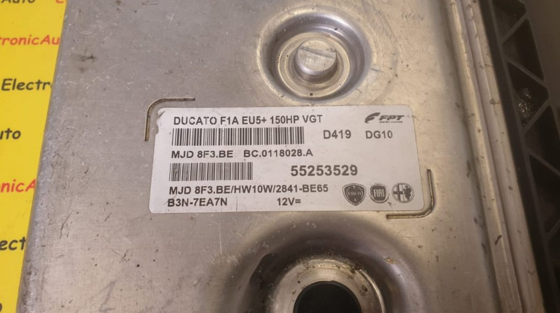 ECU Calculator motor Fiat Ducato 2.3JTD 55253529