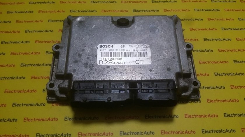 ECU Calculator motor Fiat Ducato 2.8JTD 0281010931, 1337648080