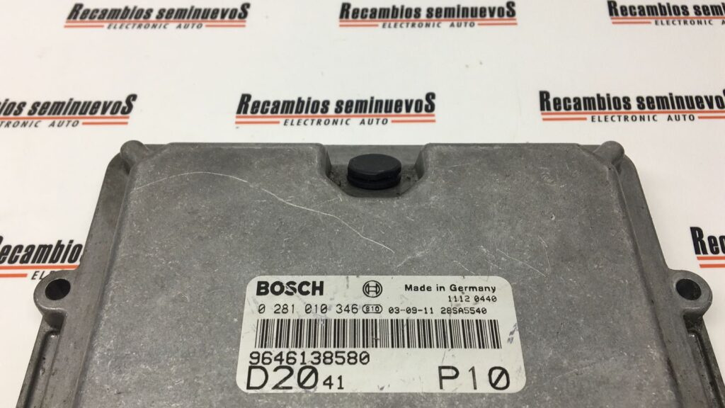 ECU Calculator Motor FIAT DUCATO, CITROEN JUMPER, 0281010346, 9646138580,
