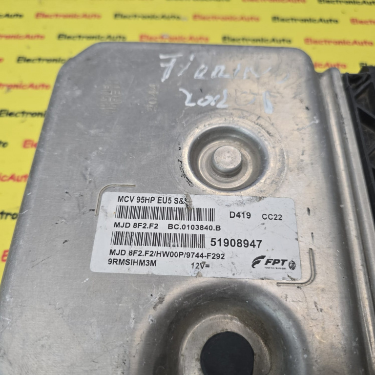 ECU Calculator Motor FIAT Fiorino, 51908947, BC0103840B, MJD8F2F2,