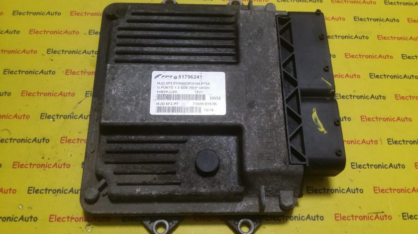 ECU Calculator motor Fiat Grande Punto 1.3JTD 51796241, 7160001906